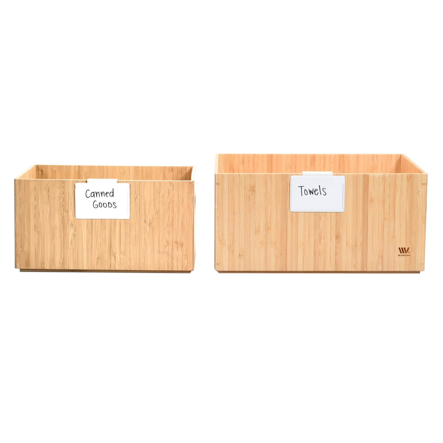 Bamboo Storage Box Combo Large and Small Box Included