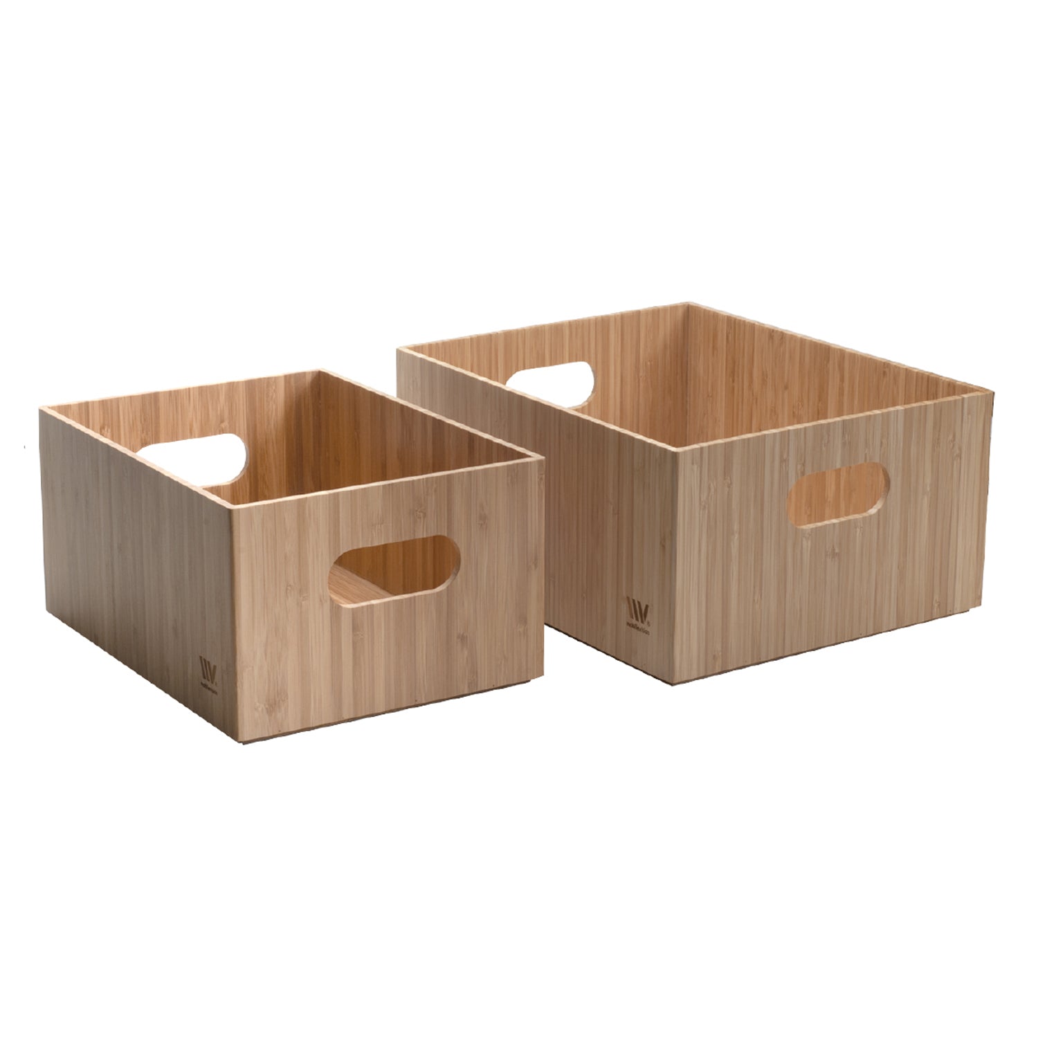Bamboo Storage Box Combo Large and Small Box Included