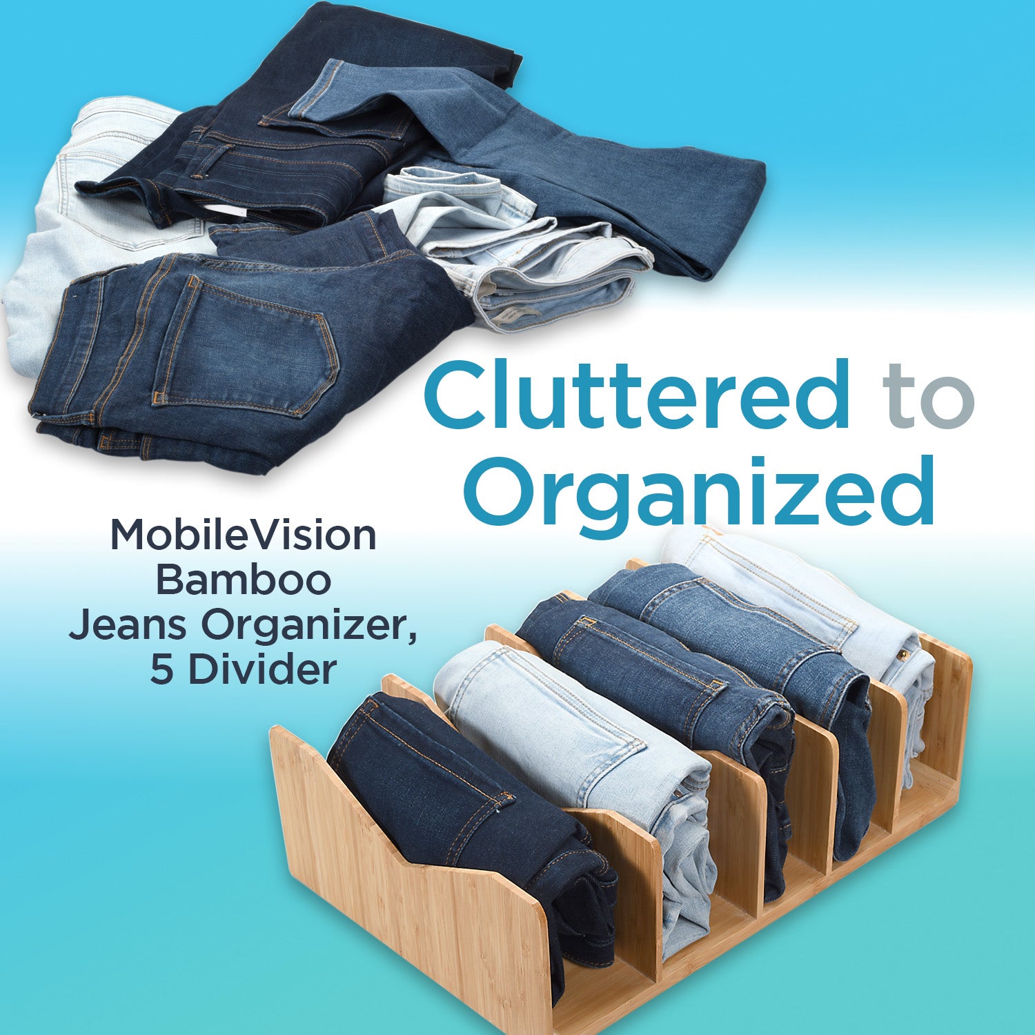 Bamboo Purse & Wallet Organizer