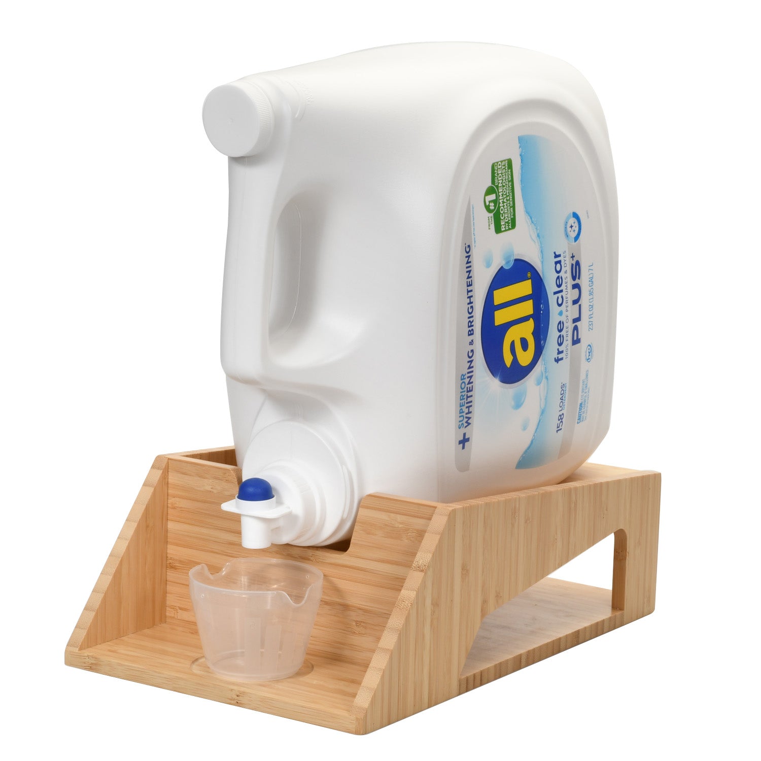 Bamboo Laundry Detergent Holder