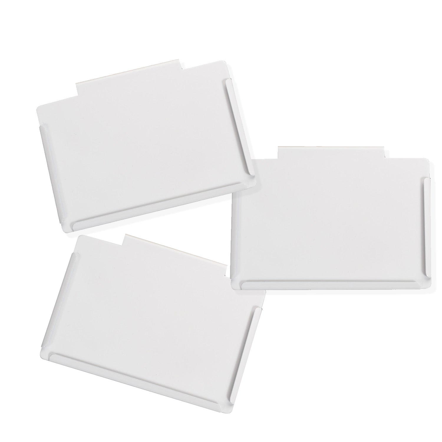 White Metal Clips for Bamboo Boxes - Set of 1, 3 or 6