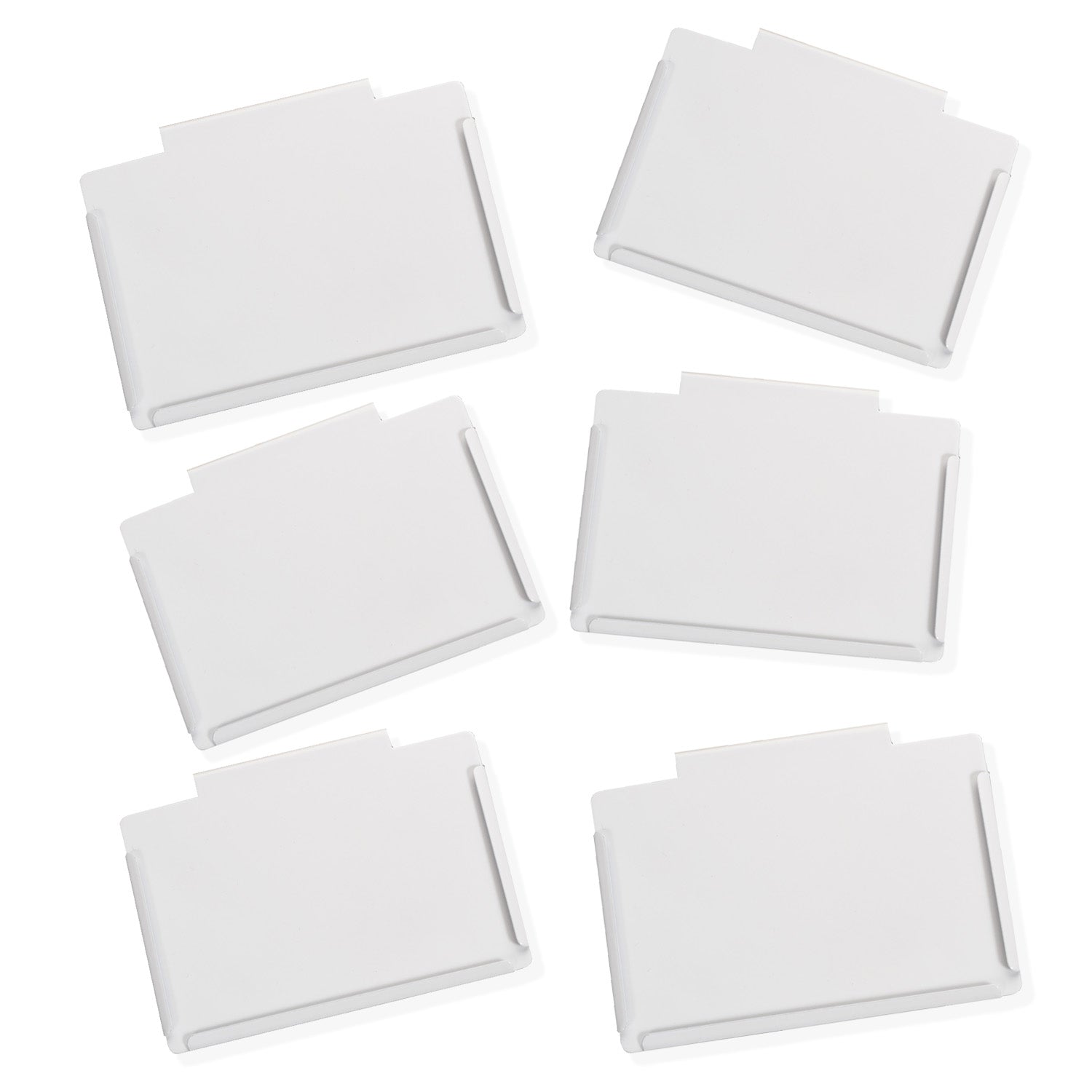 White Metal Clips for Bamboo Boxes - Set of 1, 3 or 6