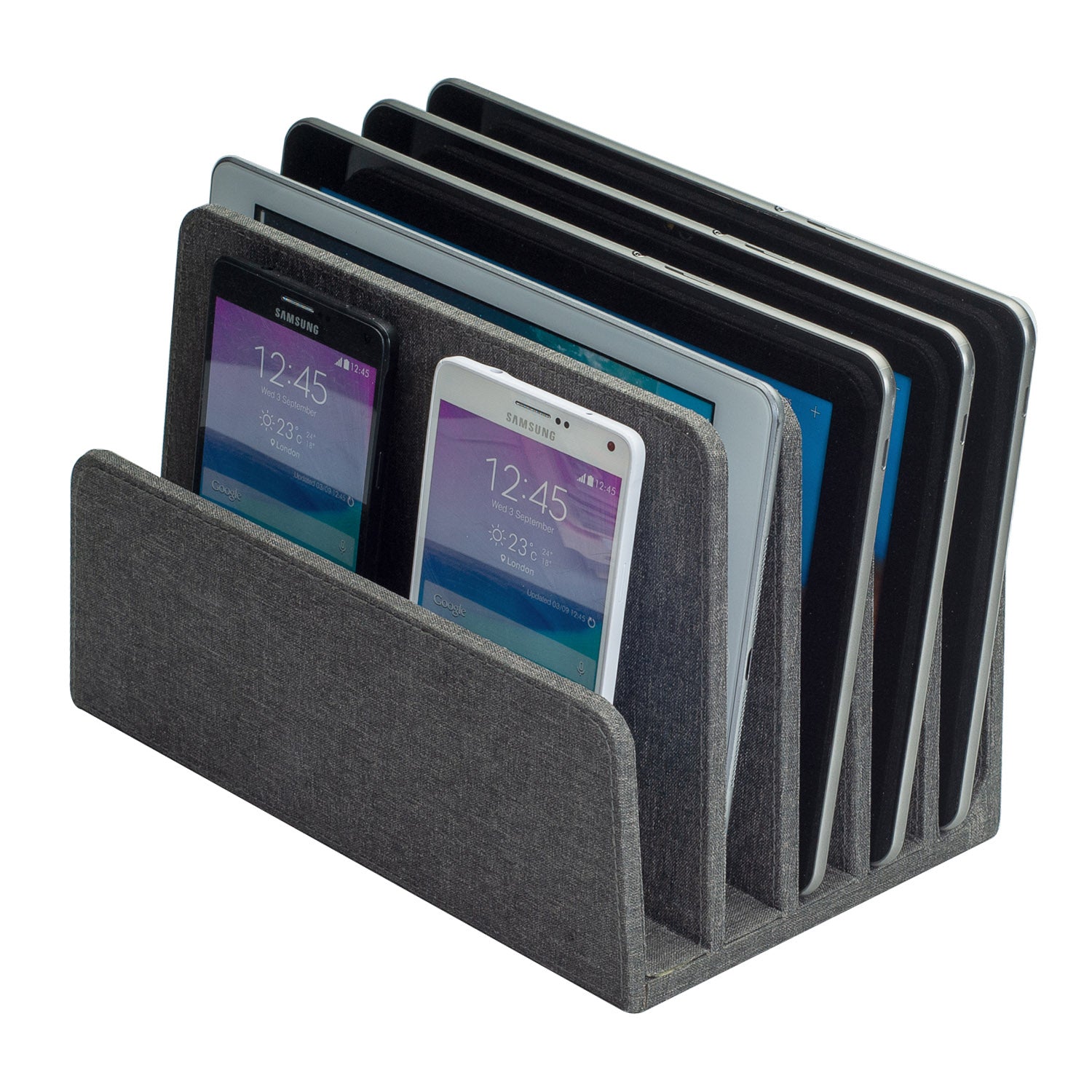 Executive Dark Gray 5 Slot Organizer