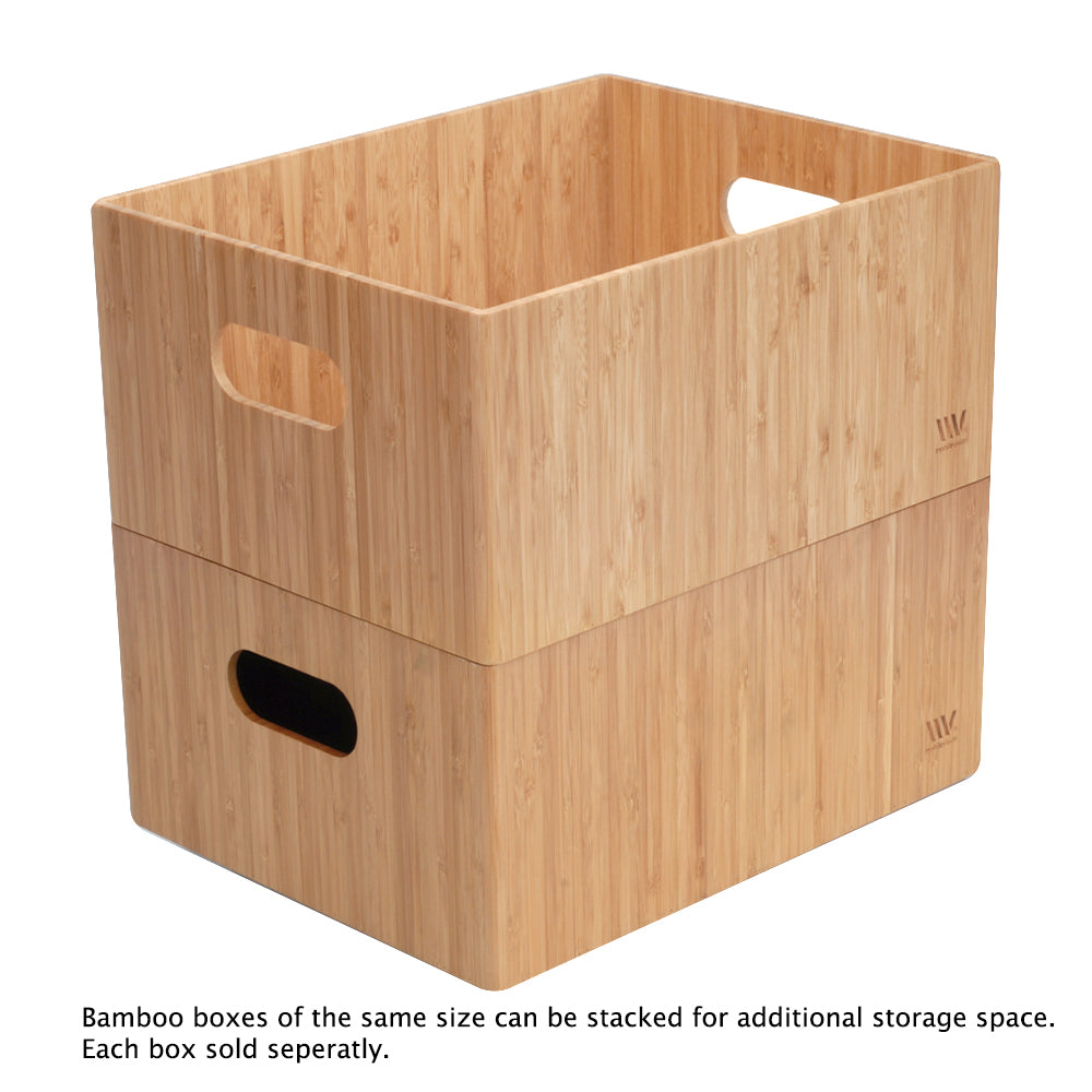 Bamboo Small Storage Box 9 x 12 x 6