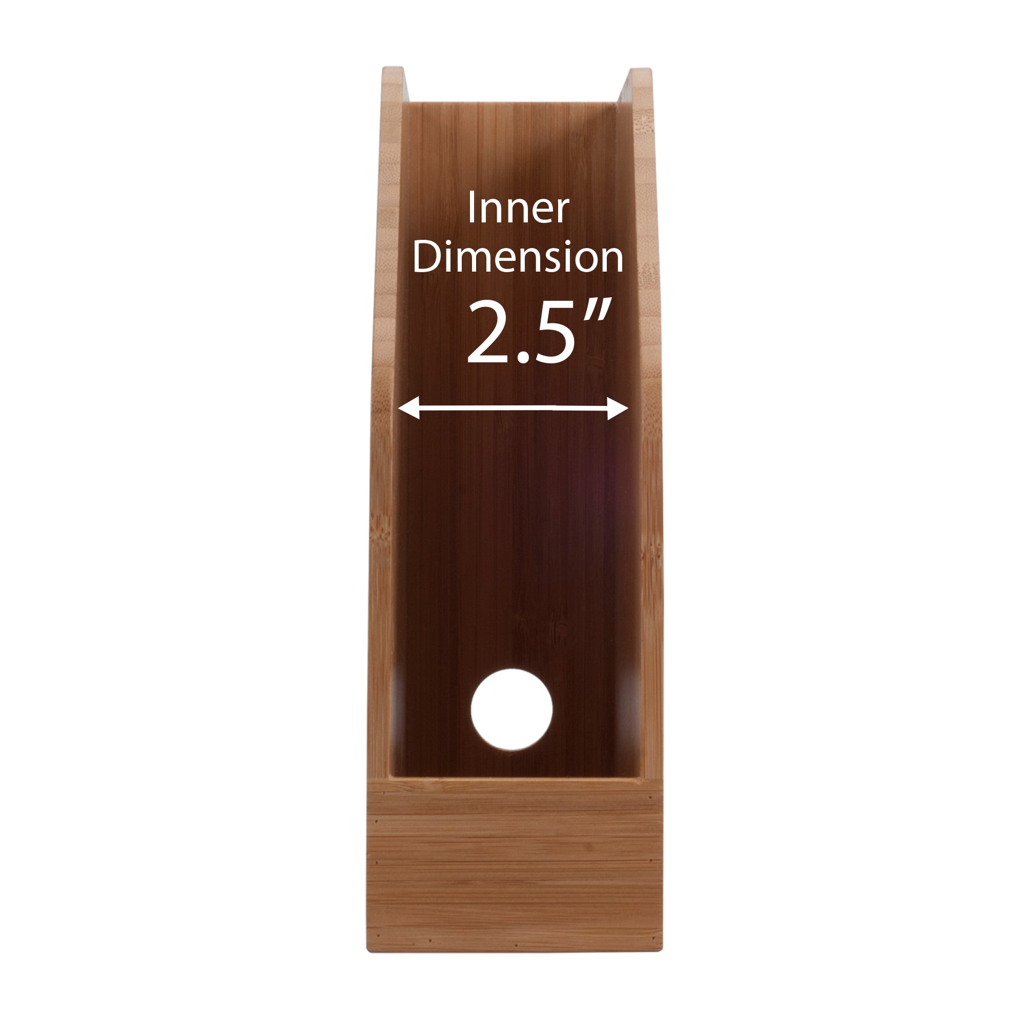 Bamboo Vertical Office Organizer 2 PC Set