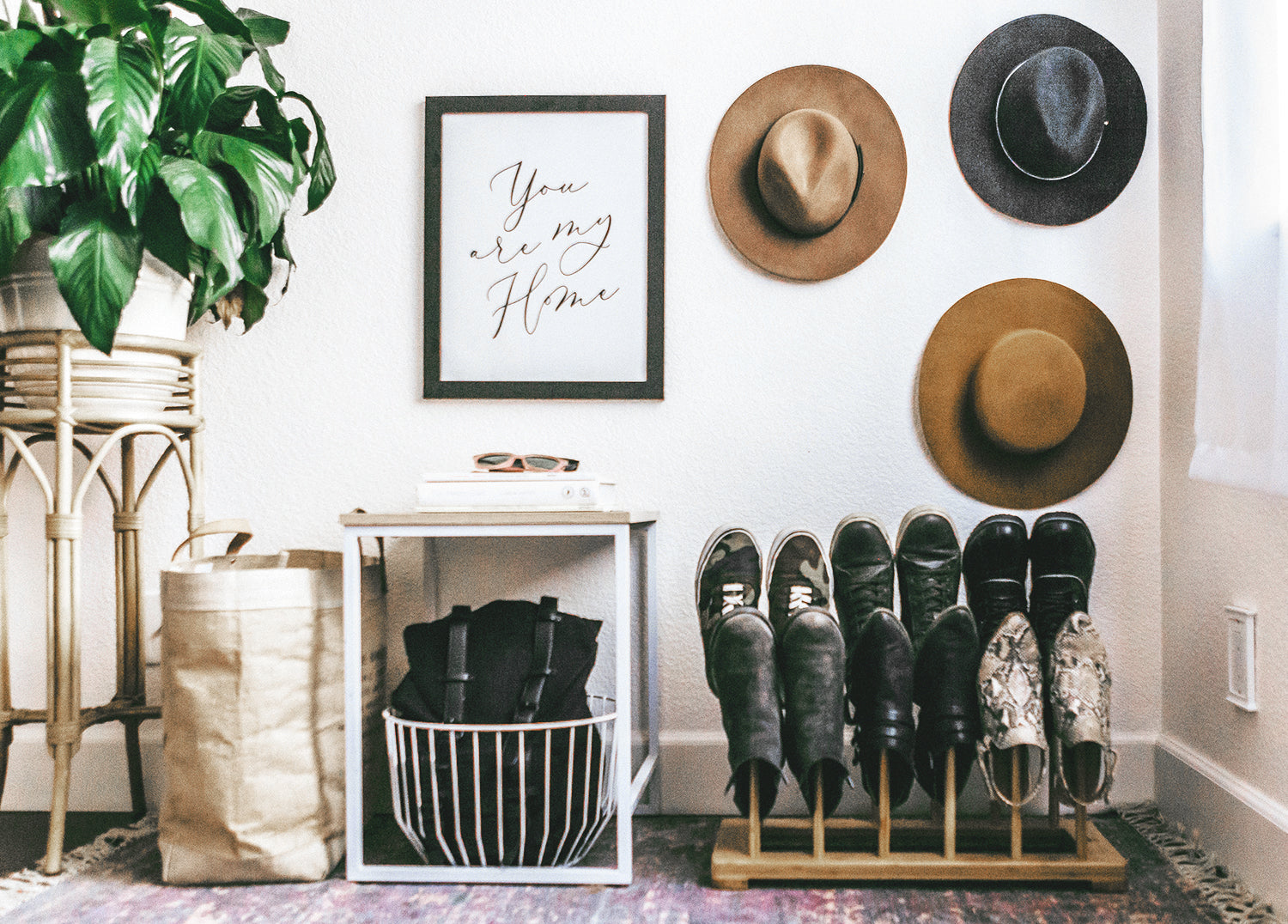 Bamboo Boot Rack & Shoe Organizer