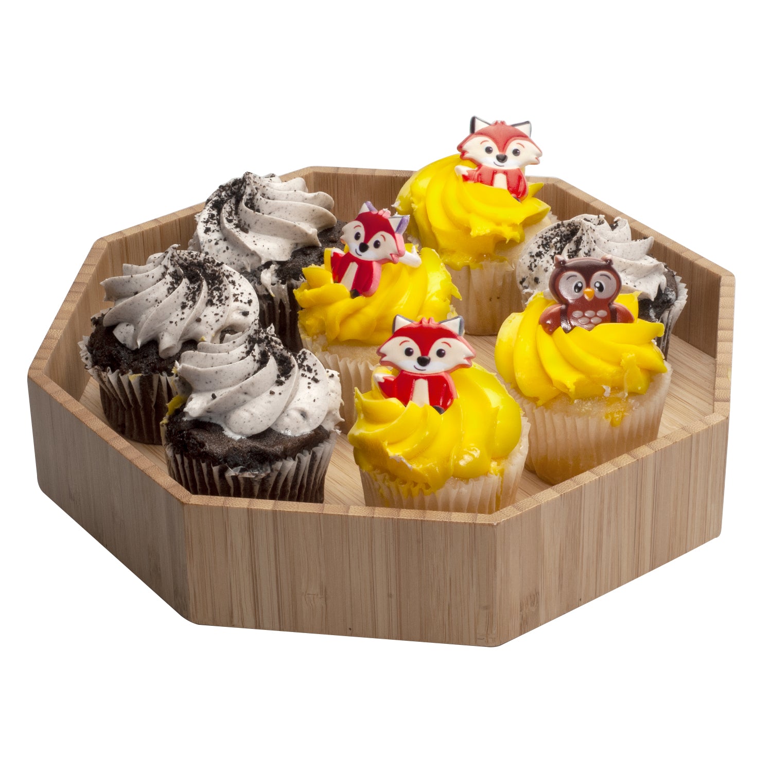 Bamboo Rotating Tray