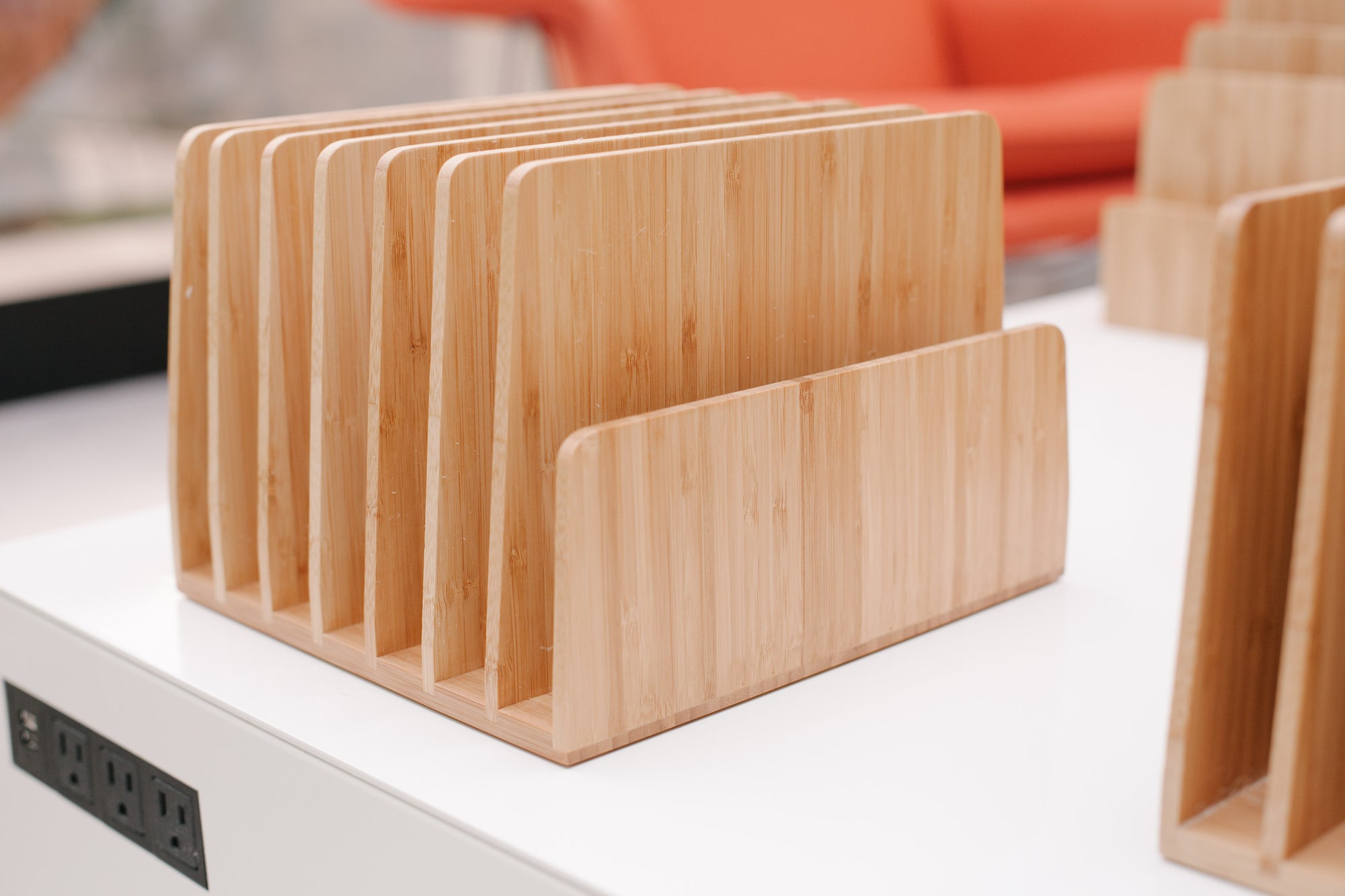 Bamboo 7 Slot Organizer