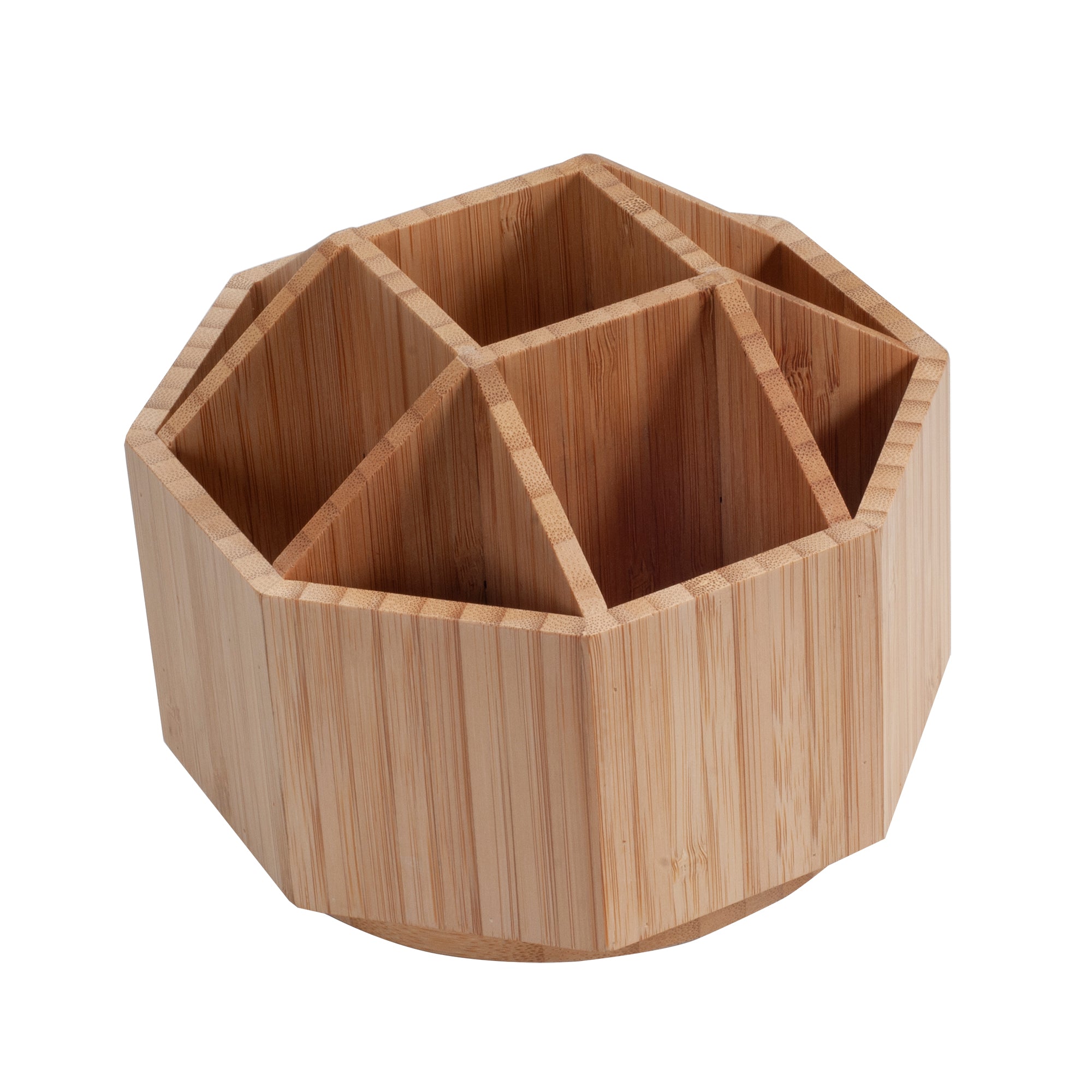 Bamboo Rotating Organizer