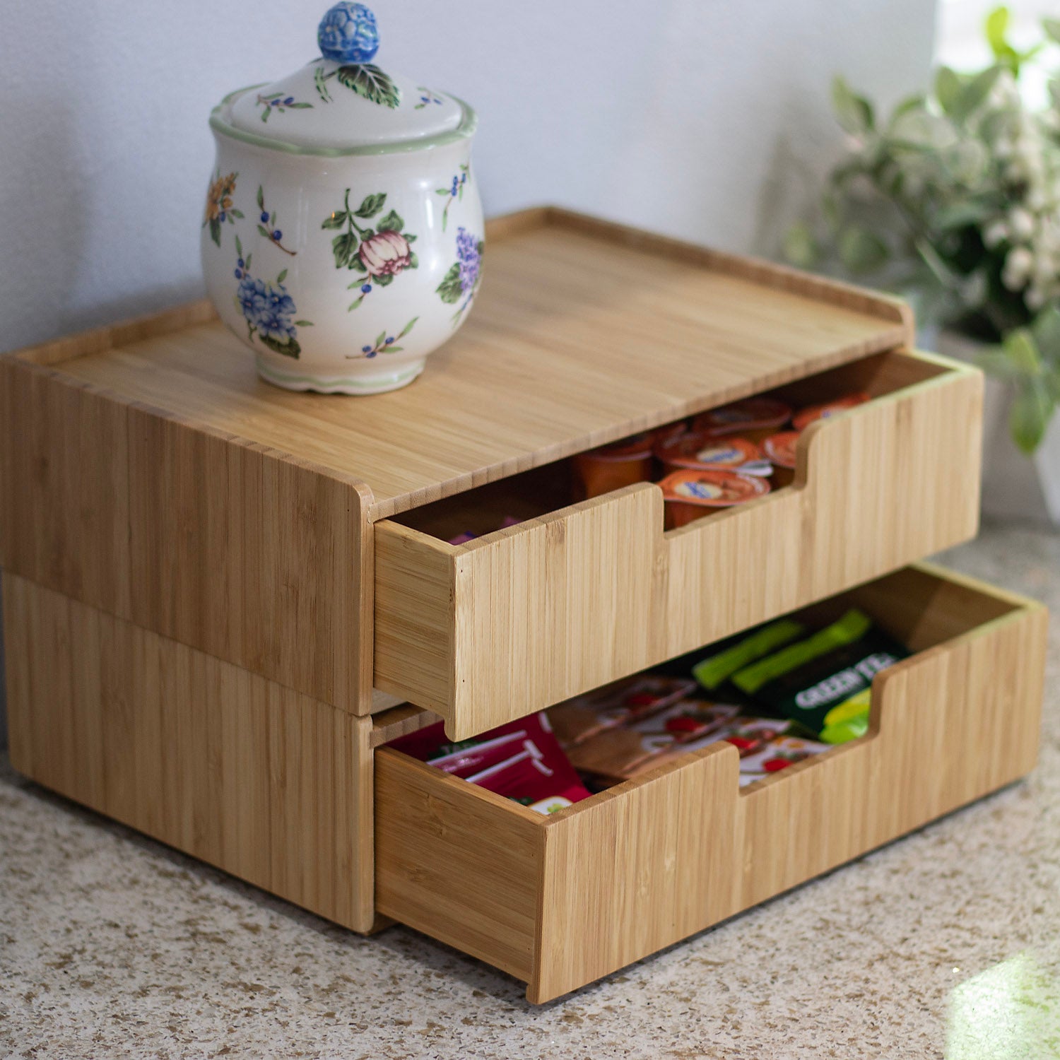 Bamboo Drawer 2 PC Set