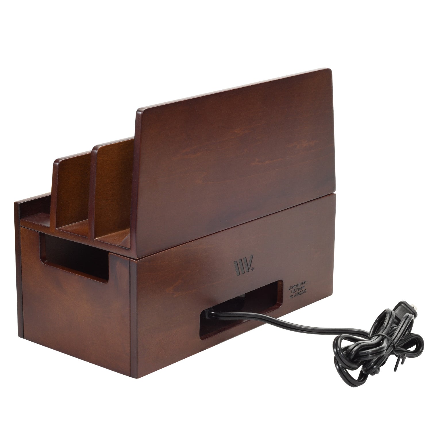 Classic Wood Charging Station & Powermod 5 USB Charger Combo