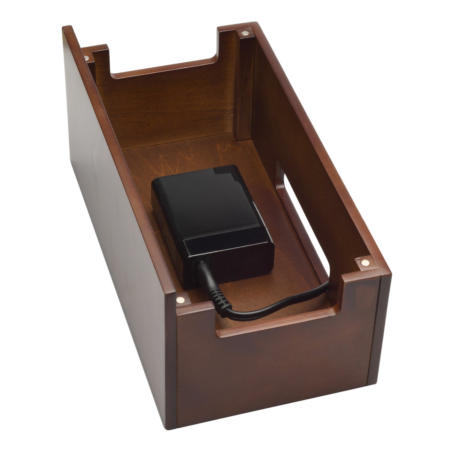 Classic Wood Charging Station & Powermod 5 USB Charger Combo