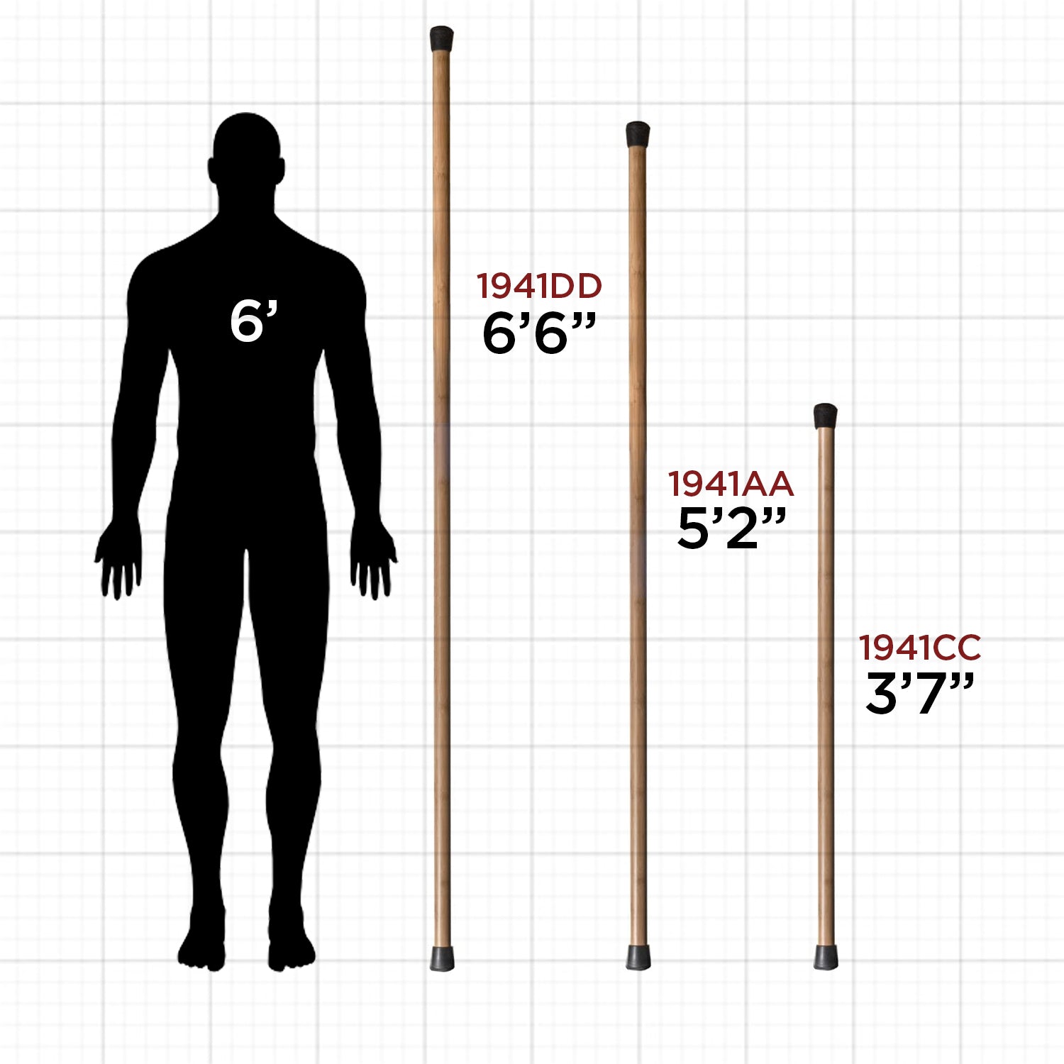 Bamboo Stick for Walking, Balance, Strength Training & Stretching -  MobilevisionUS