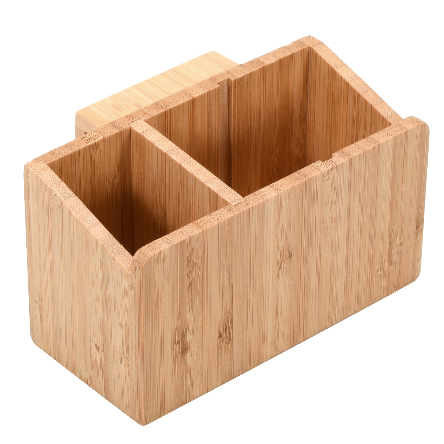 Bamboo Charging Station with Office Organization Combo