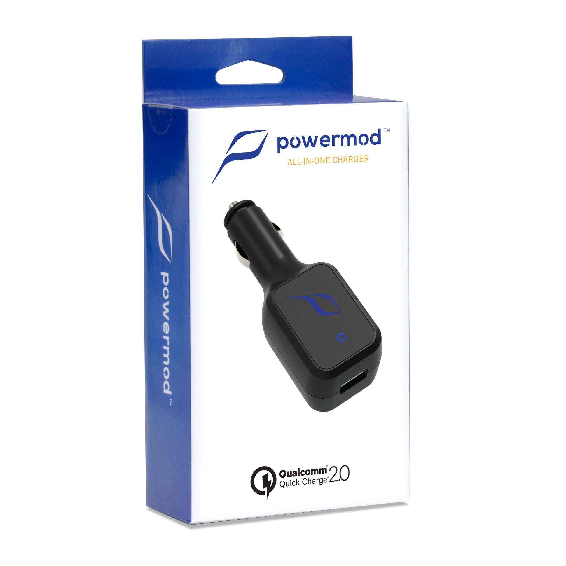 Powermod USB In-Vehicle DC Adapter and AC Wall Adapter Charger