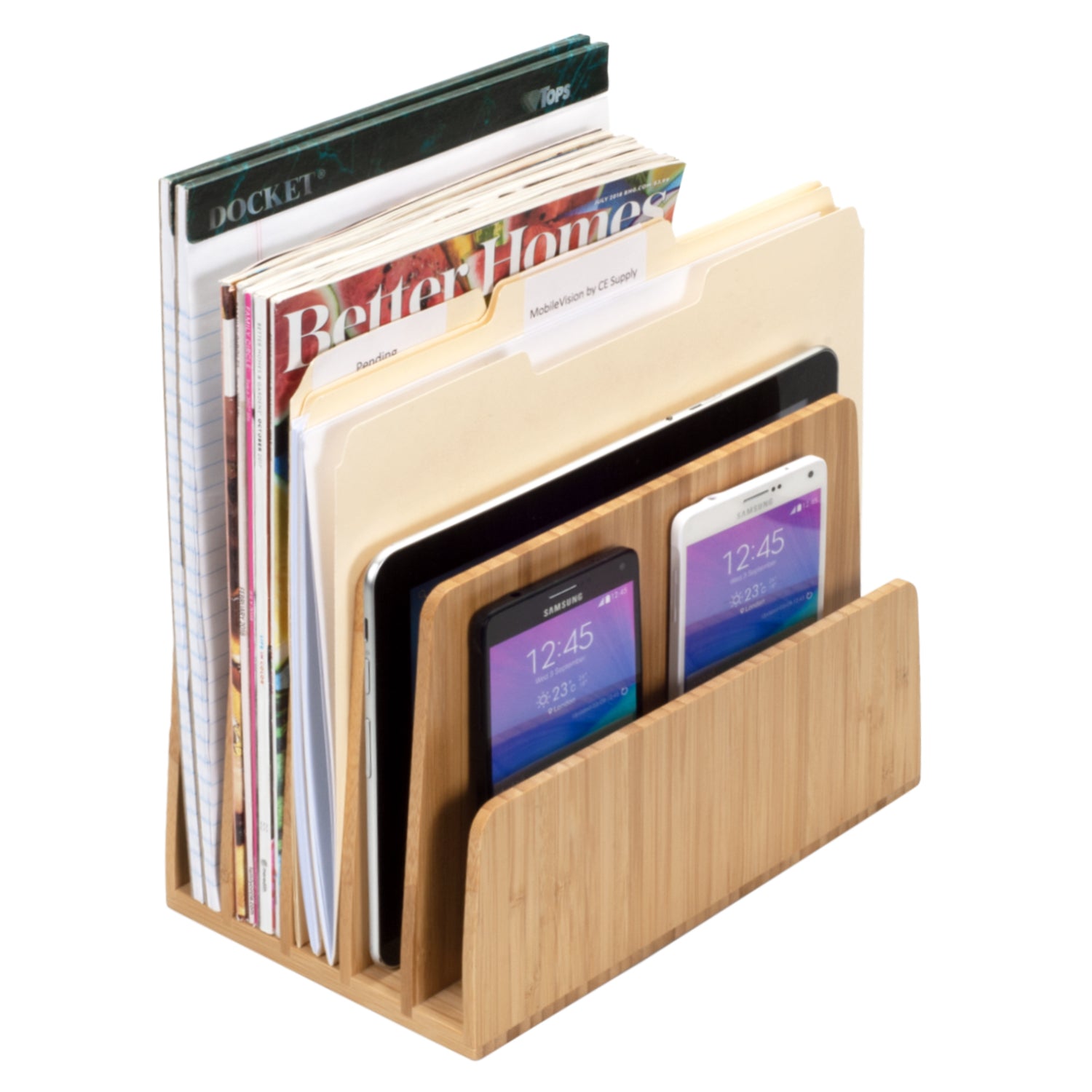 Bamboo 5 Slot Organizer