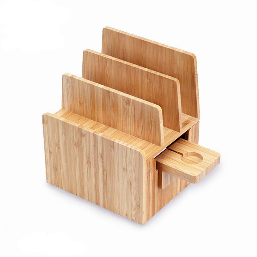 Bamboo Personal Stand & Apple Watch Adapter Combo