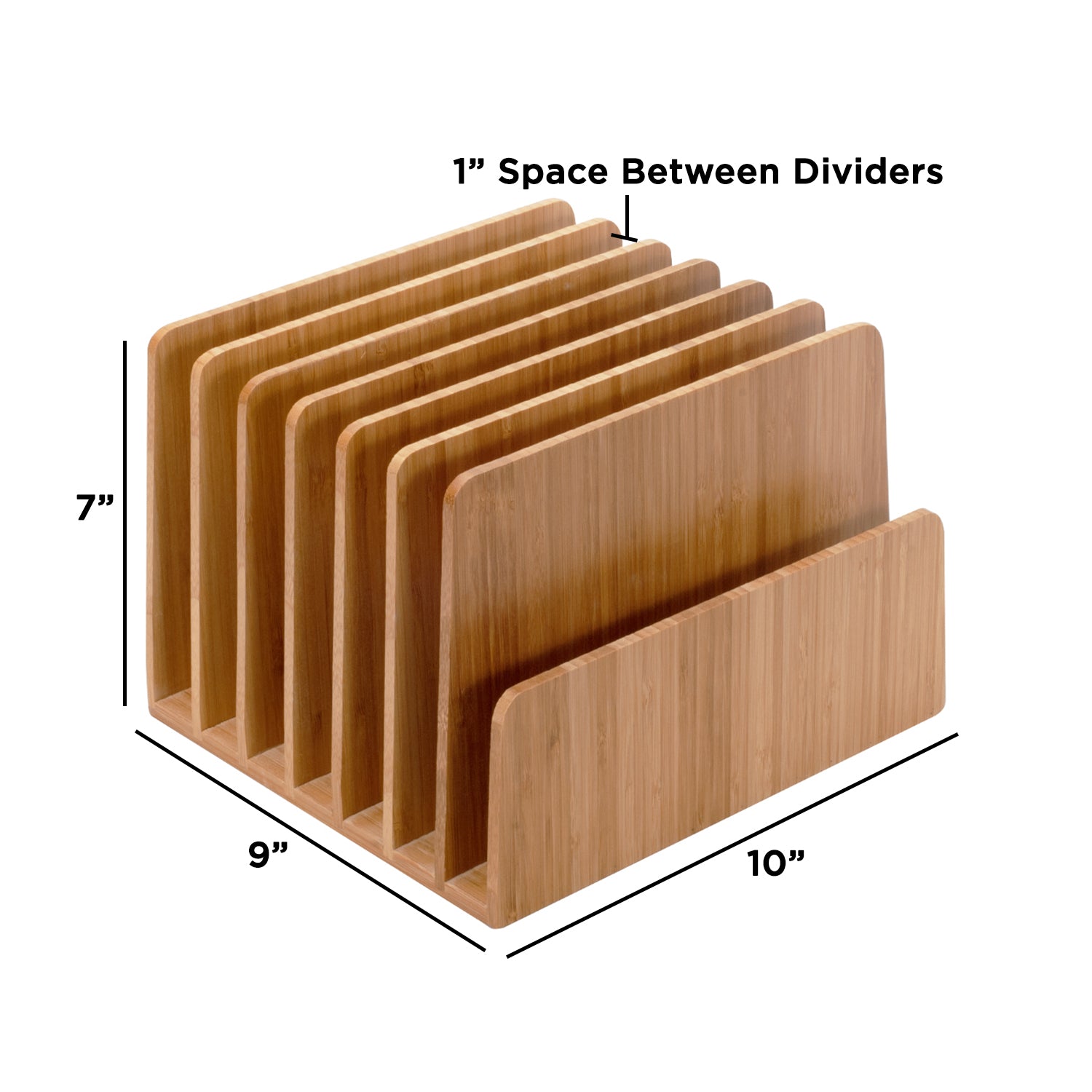 Bamboo 7 Slot Organizer