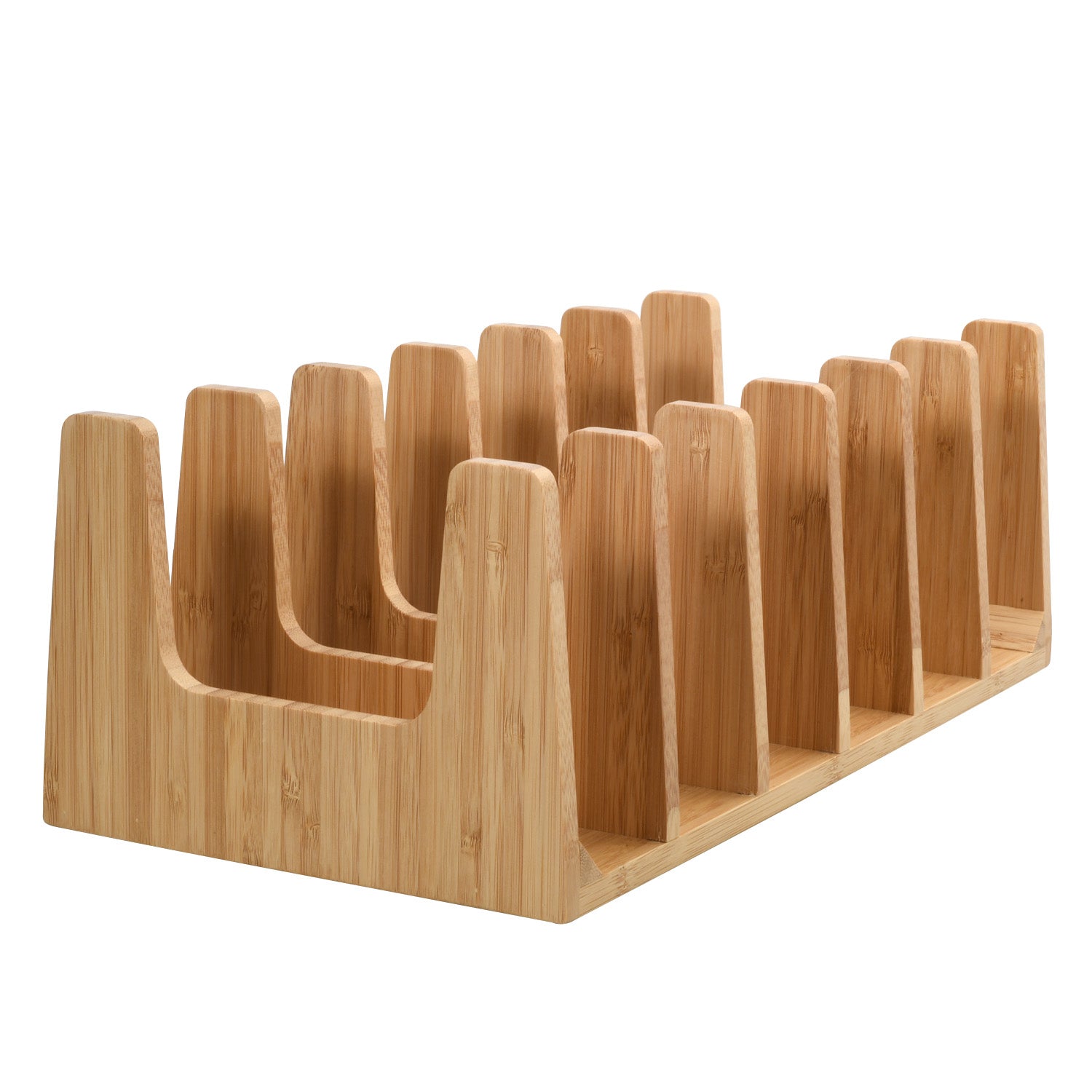 PandPal Adjustable Bamboo Lid Organizer Compatible with