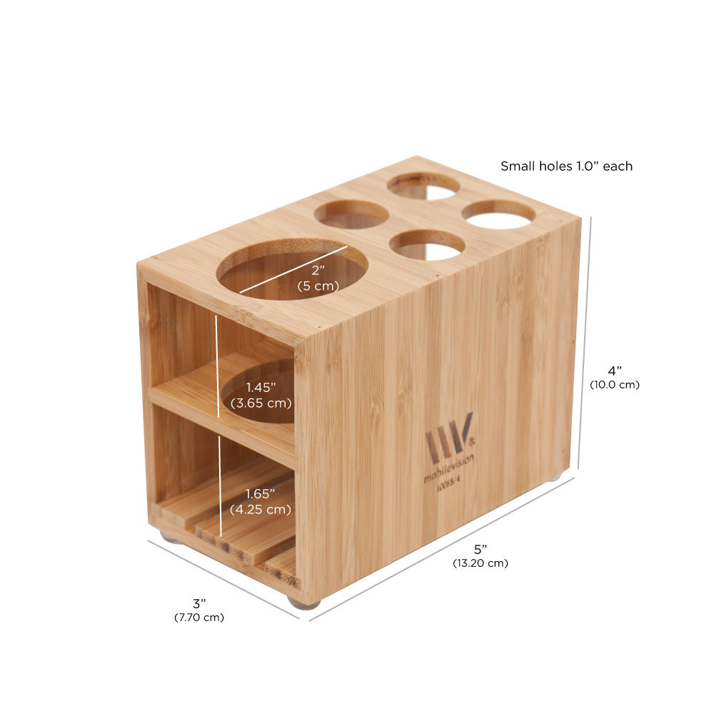 Bamboo Makeup Organizer Complete 3 PC Set