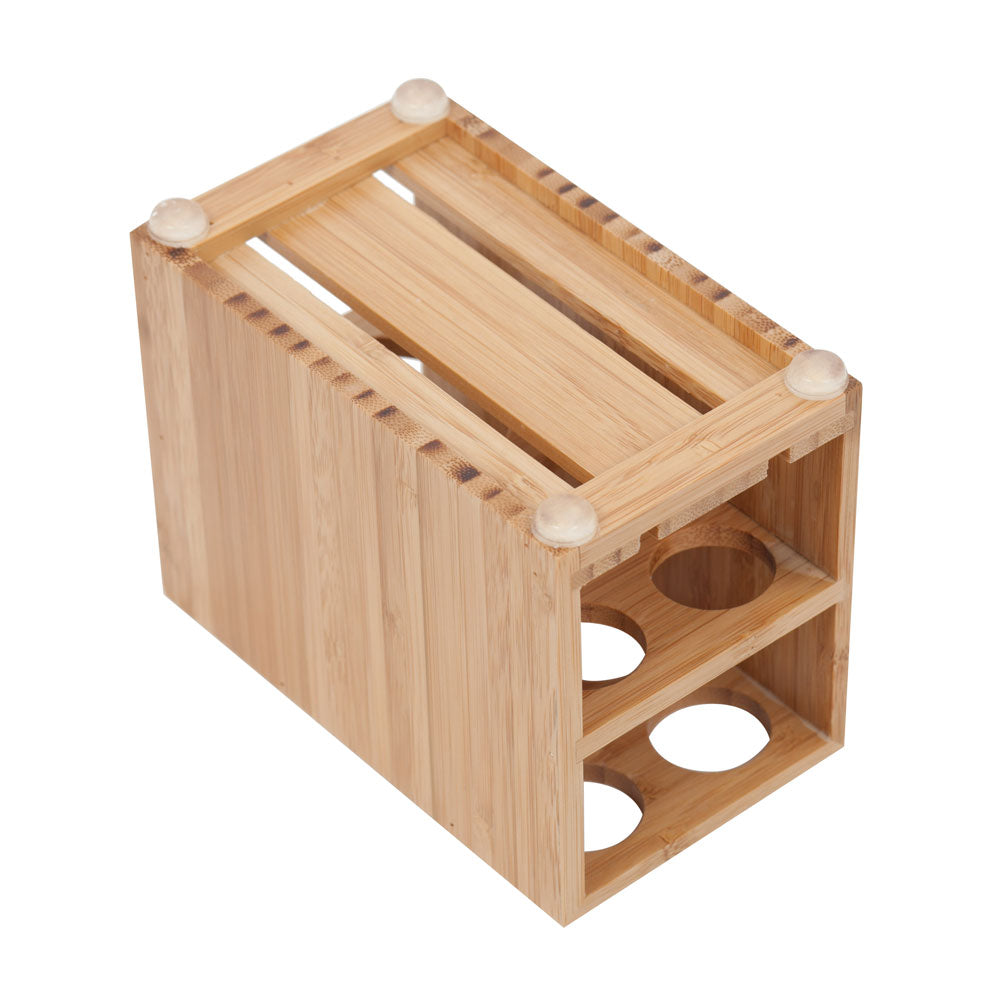 Bamboo Drawer & Brush Holder Combo