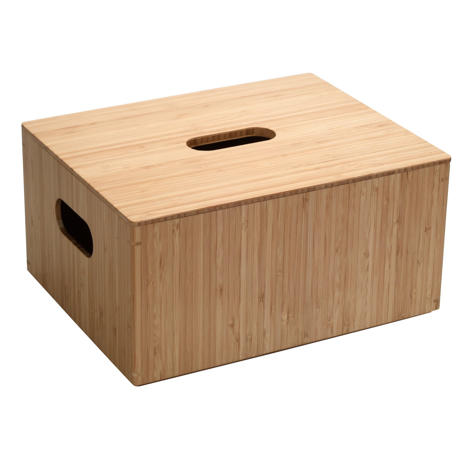 Mobilevision Bamboo Small Storage Box with Lid Included