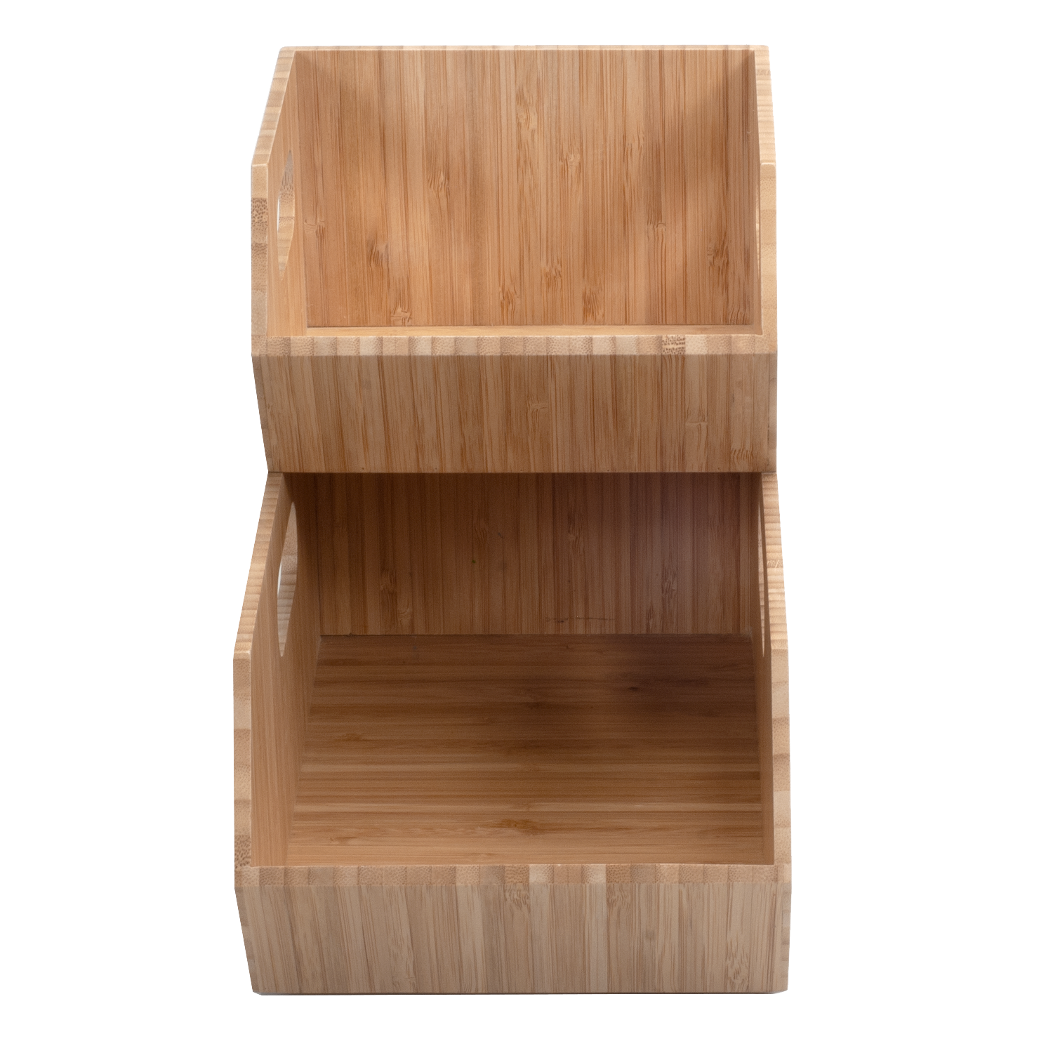 Bamboo Storage Bins 2PC Set