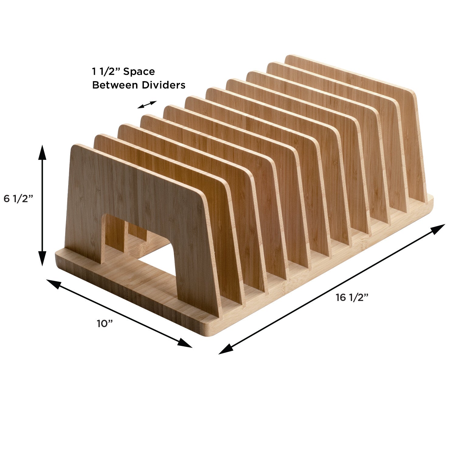 Bamboo 10 Slot Organizer